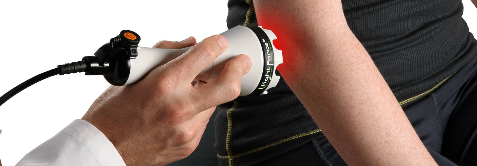 Deep laser therapy — imagery from the practice website