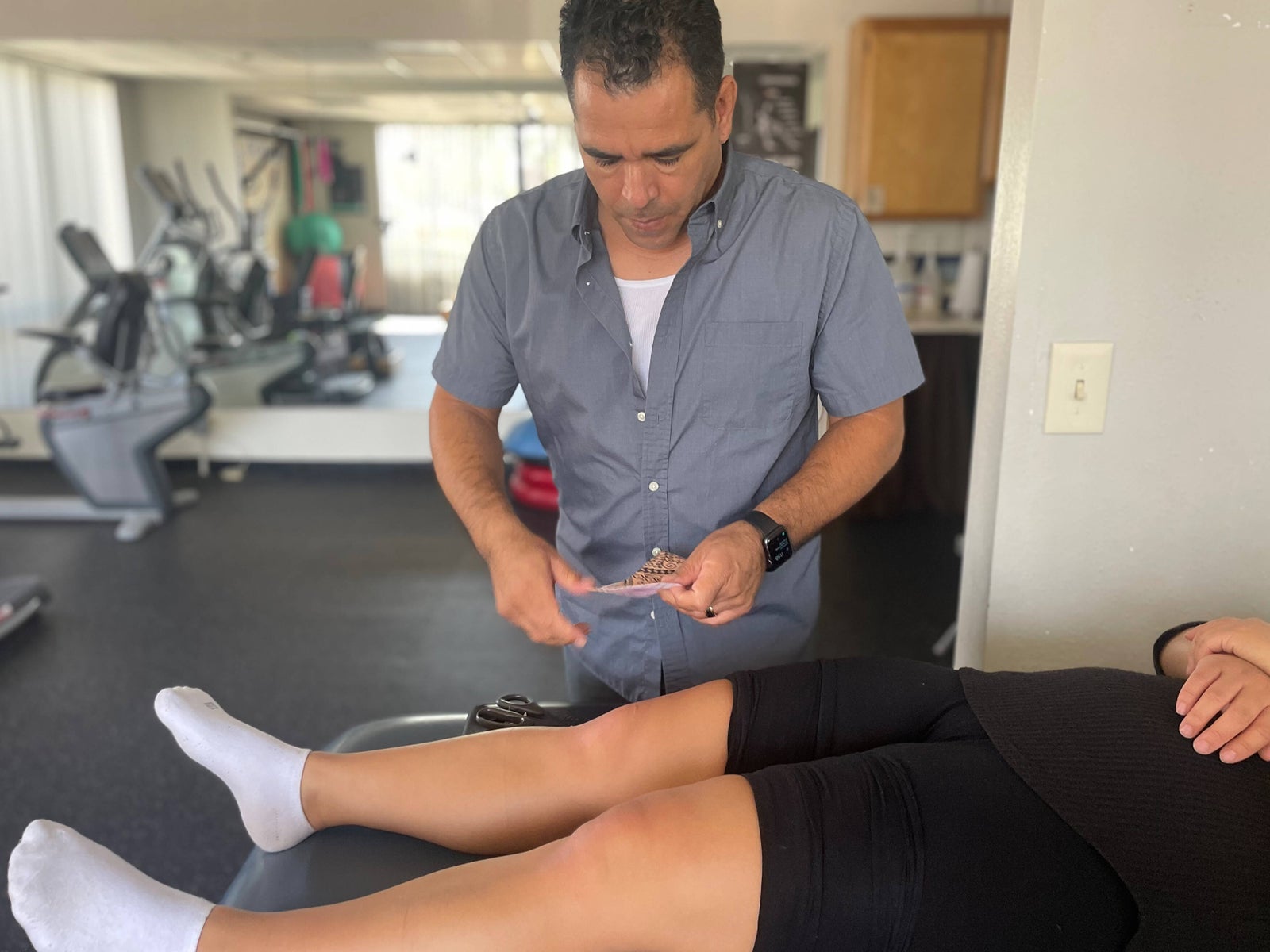 Dynamic taping — imagery from the practice website